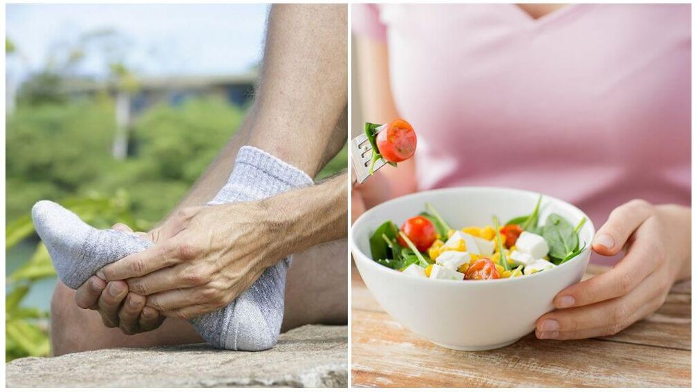 Diet foods for the treatment of gout