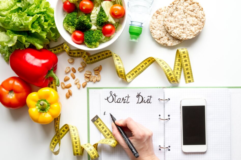 The beginning of a diet