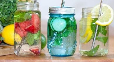 sample diet menu to drink for 7 days