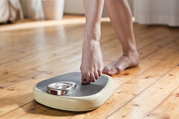 weigh on the scales